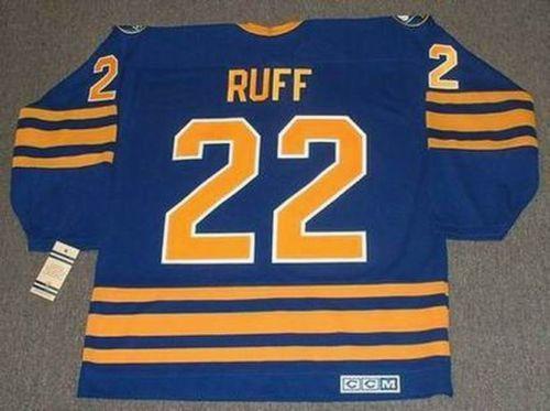 

Men Women Youth LINDY RUFF Buffalo Sabres 1988 CCM Vintage Away Hockey Jersey All Stitched Top-quality Any Name Any Number Goalie Cut, Black;red