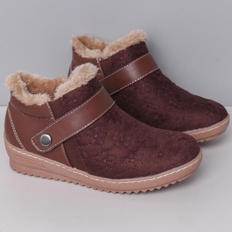 

Winter 2020 Short Warm Snow Boots Women Warm Fur Lining Waterproof PU Leather Casual Women Ankle Boots Size 35~43 New, Green