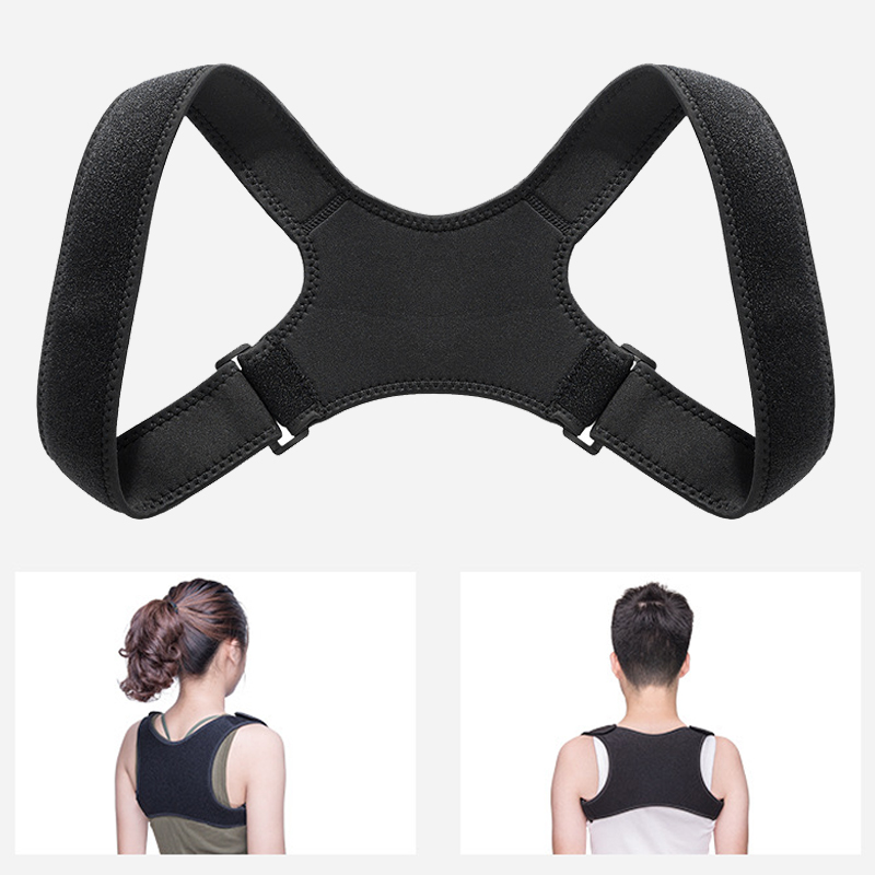 

Posture Corrector Posture Holder Shoulder Lumbar Belt Back Orthopedic Correction Back Fix Support Corset, Dark grey