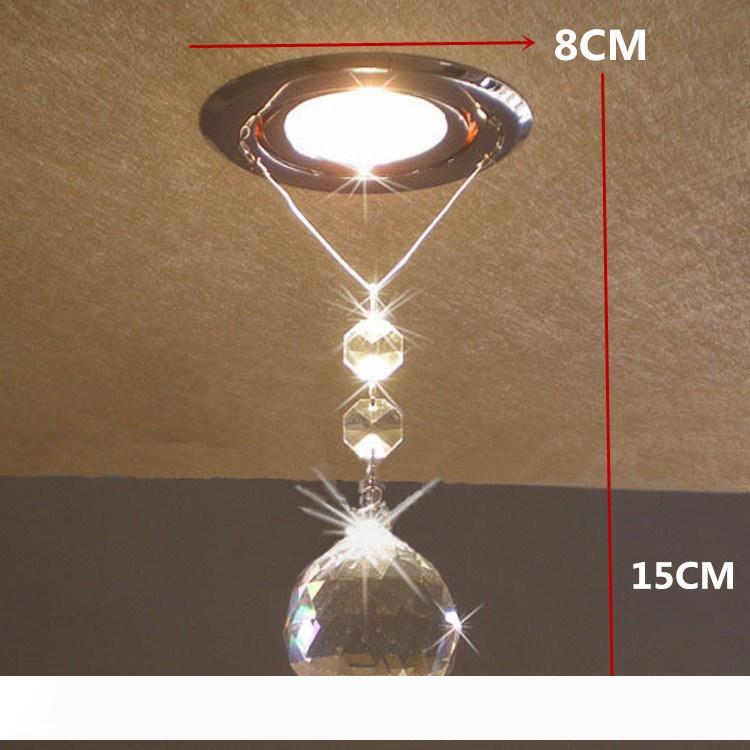 

Modern crystal chandelier lighting lamp bulb contains LED lustre led lamps restaurant bedroom chandeliers for voltage 90-260V