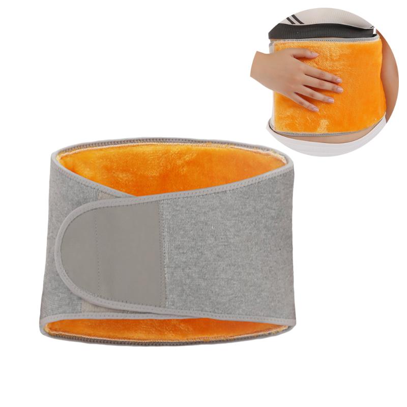 

Adult Thicken Winter Plush Lumbar Support Belt Waist Warmer Warm Soft Cozy Abdominal Protector Back Brace Kidney Binder, As pic