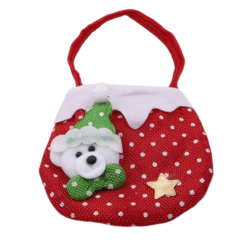 

Creative Christmas New Year Candy Bags Hanging Christmas Gift Bags Santa Claus Snowman Elk Candy decor