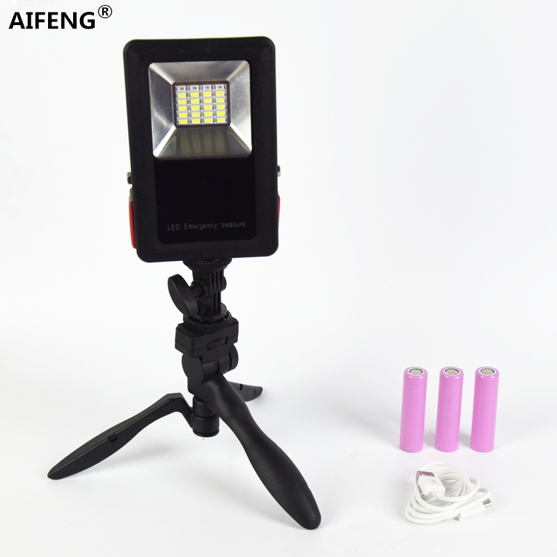 

Portable Lanterns AIFENG Camping Light Rechargeable Led Lamp Lantern 18650 Floodlight For Hiking Tent