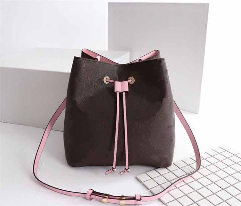 

2020 NOE NOE M44020 women fashion totes bucket style flower pattern ladies purse bag genuine leather classical purses handbag