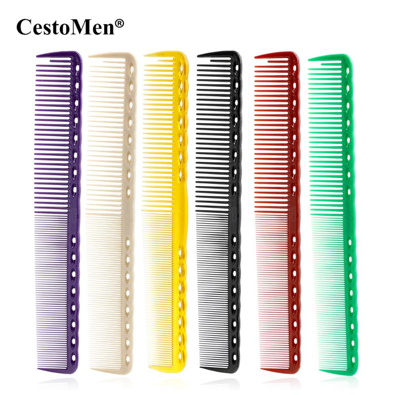 

CestoMen Professional Plastic Resin 19 cm Barber Hair Comb YS Series Hairdressing Comb For Hair Cutting Salon Hairstylist Tools