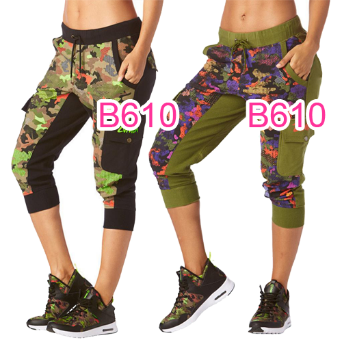 

New ARRIVEL womens dance sports funning fastion capri pants Pants trousers bottooms Harem Jogger capri P610, P610 army green