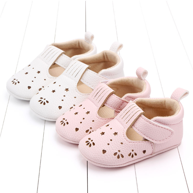 

Baby Girl Spring, Autumn and Summer Season -1-and-a-Half-Year-Old Sneakers Antiskid Shoe Babies' Toddler Shoes Factory Direct, Pink