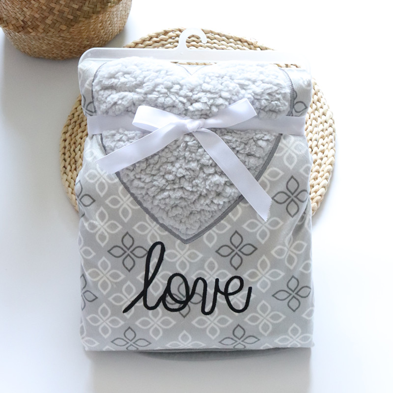 

Baby Blanket Newborn Swaddle Coral Fleece Cartoon Double Layer Blankets Kids Envelope Stroller Wrap For Baby Bedding Blankets