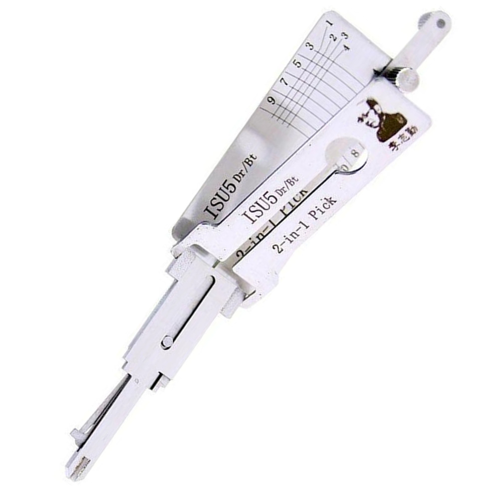 

Locksmith Supplies wholesale price LISHI ISU5 ISUZU 2 in 1 Auto lock Pick and Decoder locksmith tool