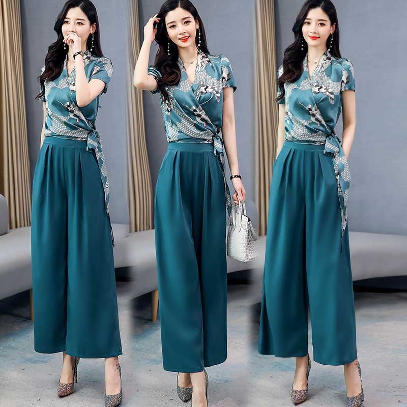 

Goddess Women Two Piece Outfits Summer Luxury 2 Piece Set Ensemble Pantalon Et Haut Femme Womens Matching Set Clothes, Green