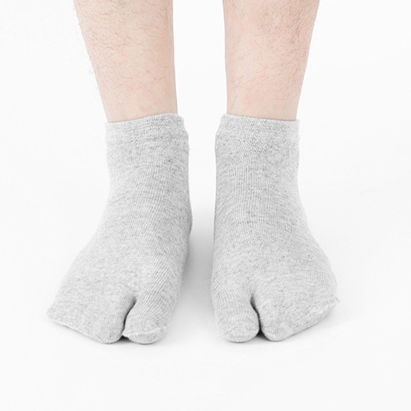 

New Cotton Finger Running Tennis Low Cut Ankle Sport Socks Toe Shoes Solid Mesh Breathable Sports Split Toe Socks