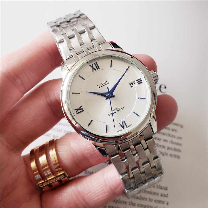 2020 New high quality luxury mens watches 38mm size automatic Mechanical watch designer watches OMG brand steel strap Casual sports style-image-561586444