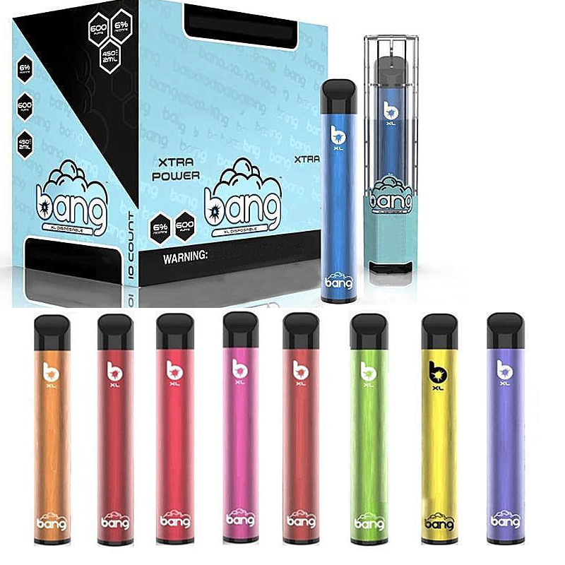 

New Bang XL Disposable Vape Pen Xtra Power Empty 2ml Cartridges Pods 450mAh Battery Vaporizer e Cigarettes Kit Bars Plus Vapor Device