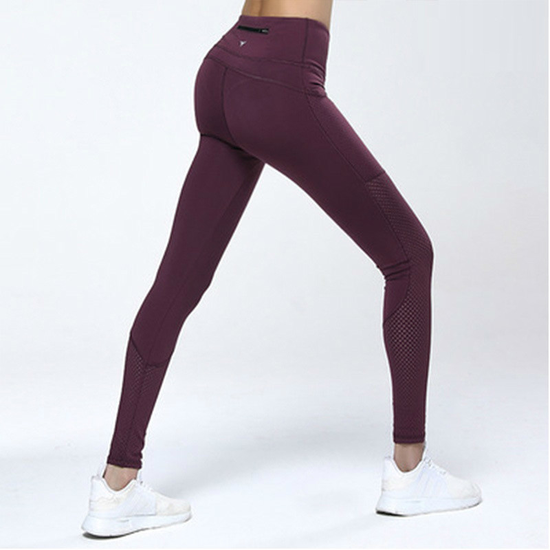 

2020 sexy slim high waist sport pants fitness pants yoga leggings leggings workout, Black