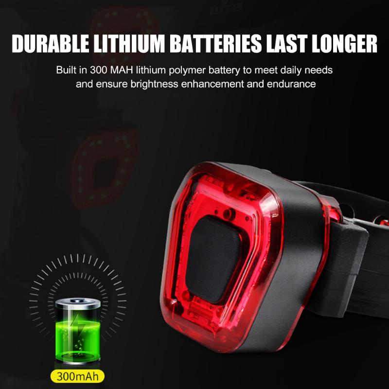 

14 LED Bike Waterproof Taillight USB Rechargeable Bicycle Rear Warning Lamp Bike Rear Light Accessories