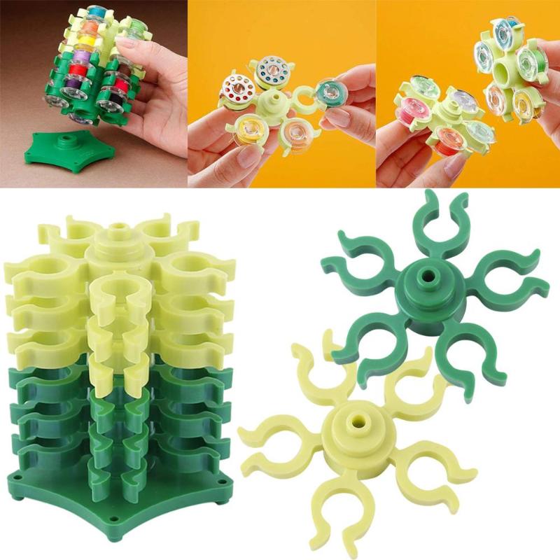 

Multifunction Sewing Thread Bobbin Holder Clamp Clips Column Bobbin Buddies Embroidery Sewing Tools Accessory Q40