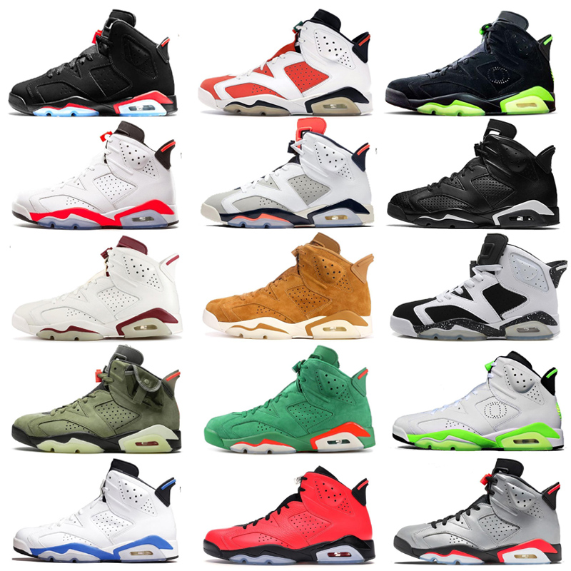 

Jumpman 6 Travis Scotts 6s Men Basketball Shoes 3M Reflective Infrared Oregon Ducks Trainers Sneakers for men Size 40-47, Color 3