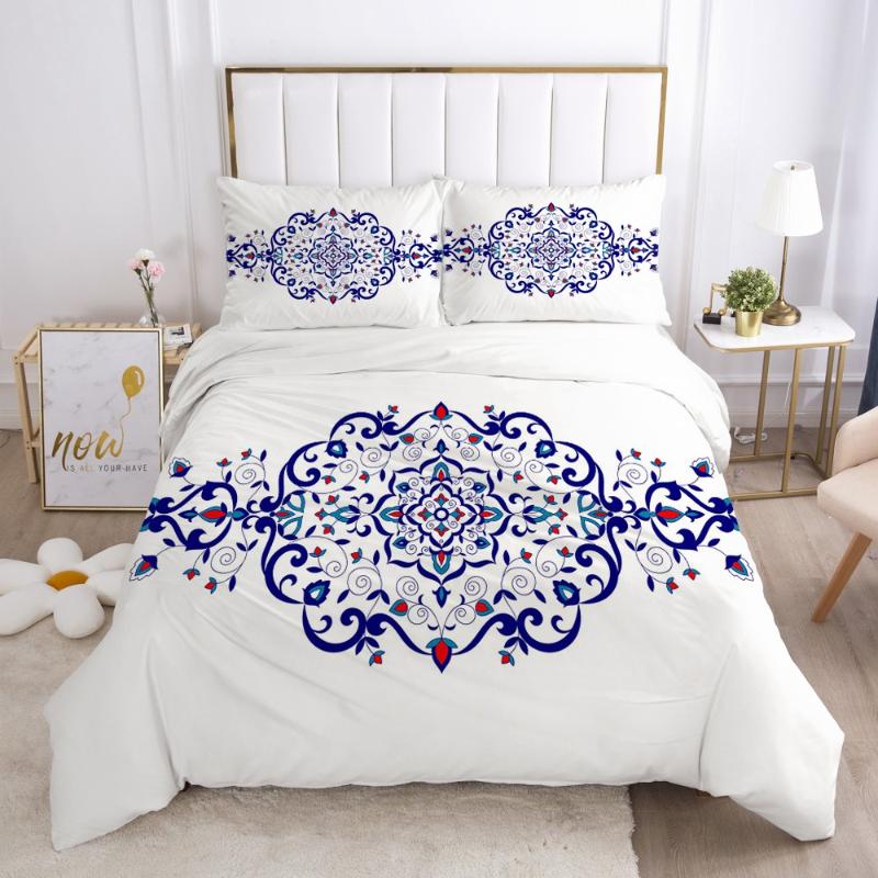 

3D Bedding Sets Quilt Covers Pillow Shams Duvet Cover Sets Bedclothes Bed Linens Full  Double Simple Flower Home Textile, Simple013-white-d