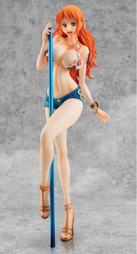

23cm One piece nami sexy Anime Action Figure PVC New Collection figures toys Collection for Christmas gift MX200727, Without retail box