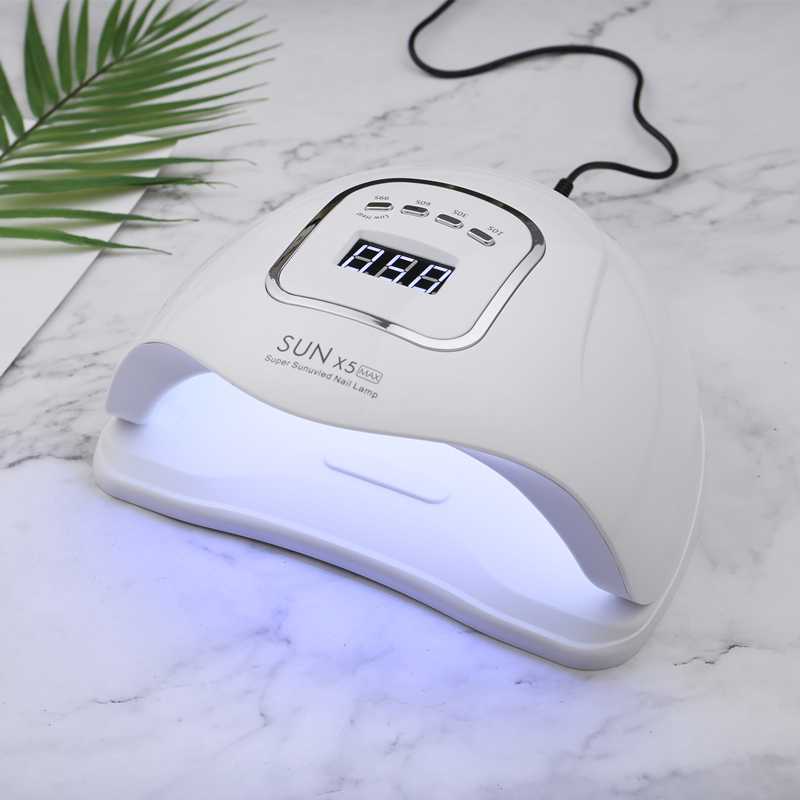 

Professional SUN X5 Max UV LED Lamp 80W Nail Dryer With Auto Sensor LCD Display 45 LED Nail Dryer Lamp For manicure Gel, Sun x plus
