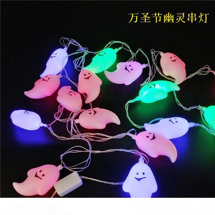 

LED Halloween pumpkin skull head lamp ghost LED strings for bar decoration holiday decorations LED strings