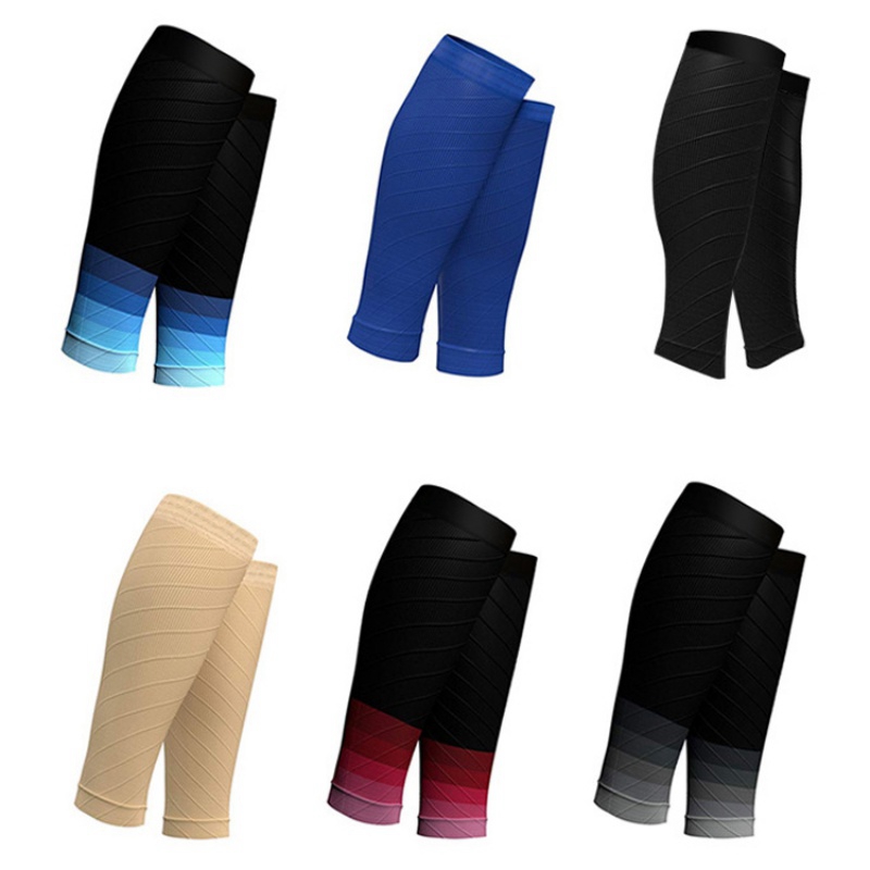 

1 Pair Compression Sleeve Cycling Football Shin Guard Breathable Running Leg Sleeves Socks Basketball Calf Sleeves