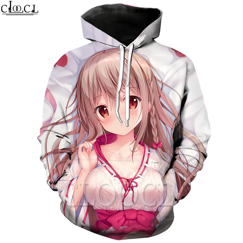 

CLOOCL Newest Hoodies Anime Girl 3D Print Men Women Fashion Hoody Hip Hop Autumn Streetwear Sweatshirts Couple Tops, Hoodie 2