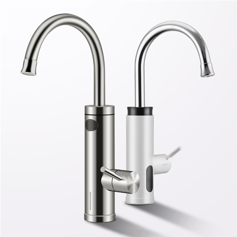 

Xiaoda Basic/Updated Version 3000W/3400W Kitchen Sink Faucet Instant Water Heater 360 Rotation Hot Cold Mixer Tap Single Handle