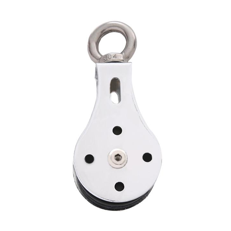 

1PCS Mute Silent Wheel with Dual Bearings ,Stainless Steel Hanging Wheel Mute Fitness