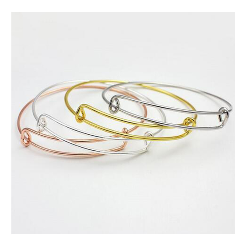 Cheap Wholesale Expandable Wire Bracelets Bangles For Women Kids 50/58