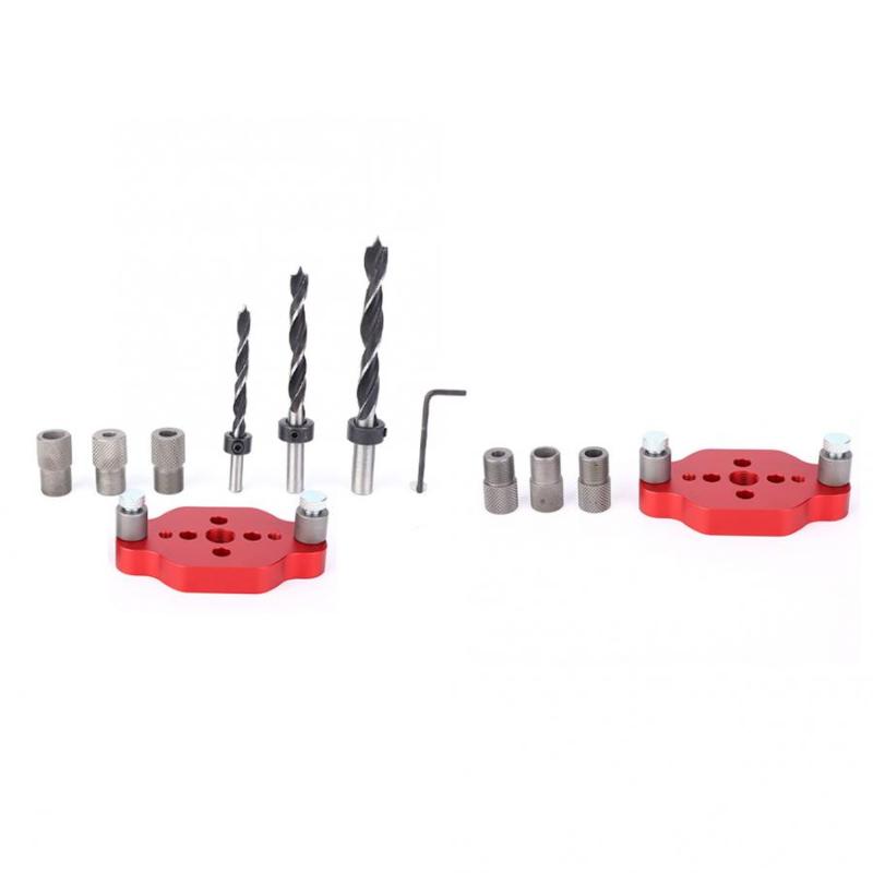 

Woodworking Straight Hole Positioner Aluminum Alloy DIY Drill Guide for Carpenter