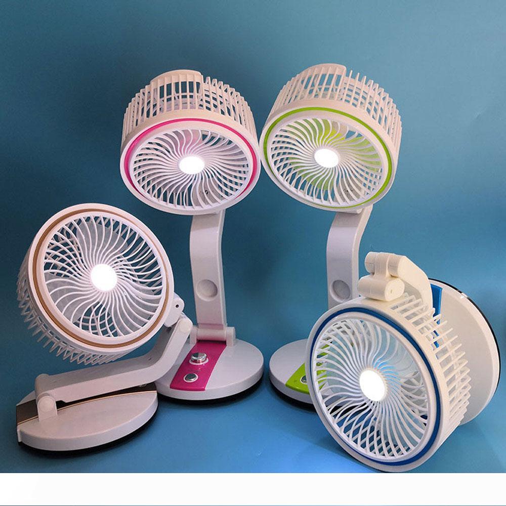 

BRELONG Multifunction USB Charging Foldable LED Small Fan Table Lamp Office, Writing Desk Blue Green Gold Pink