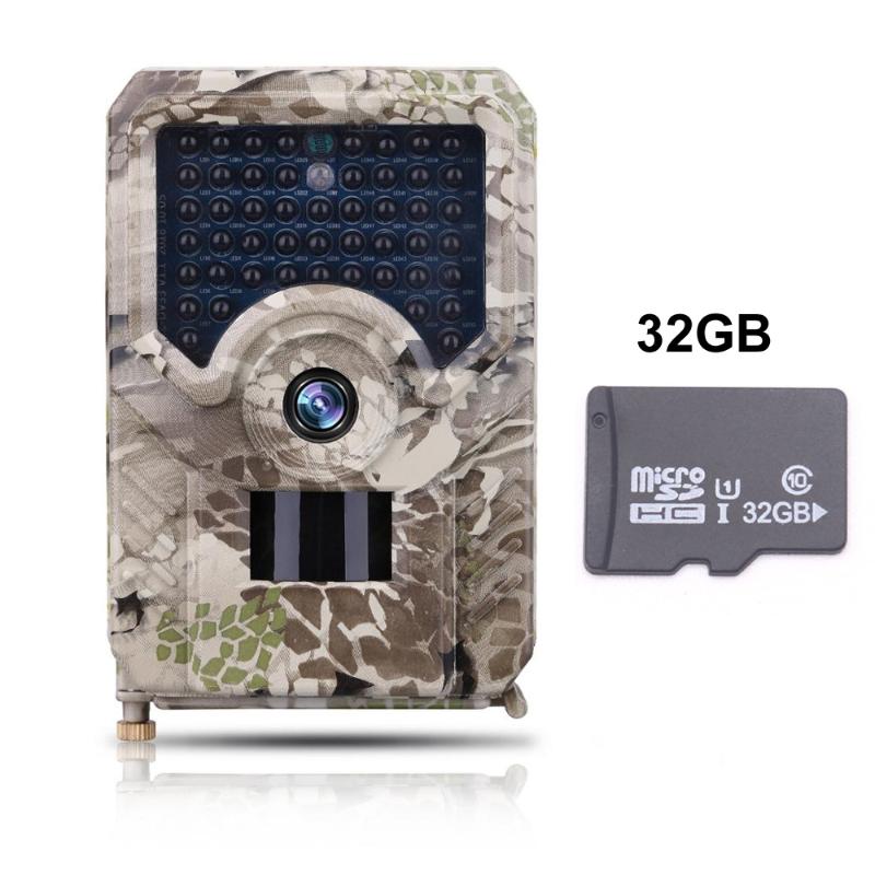 

Trail Camera 12MP 49pcs 940nm IR LED Hunting Camera IP56 Waterproof Wildlife Night Vision+32G TF Card