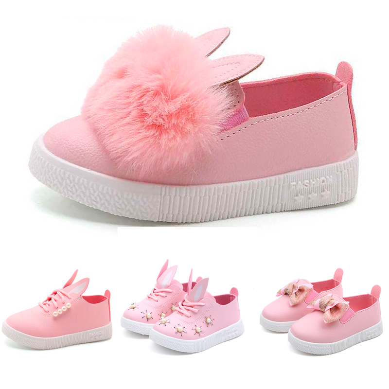 

Children Shoes New Autumn Ear Baby Toddler Shoes Girls Princess Sport Casual Kids Sneakers for Girls EU 21-30, Csh766 green