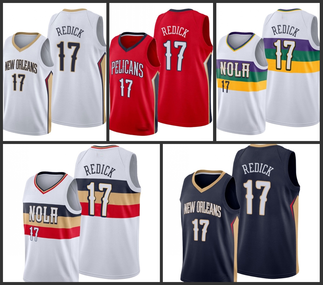 

New Orleans Pelicans J.J. Redick Men City Basketball Jersey, Black