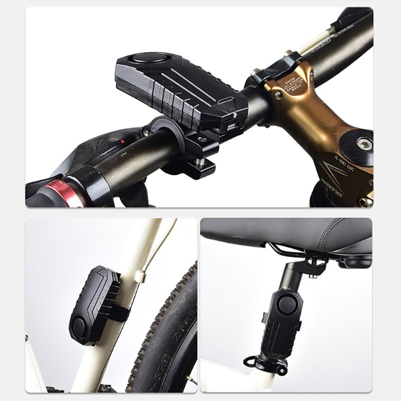 

Car Wireless Remote Control Vibration Anti-Theft Alarm Waterproof Super Loud Horn Riding Equipment for Bicycle Electric Bike