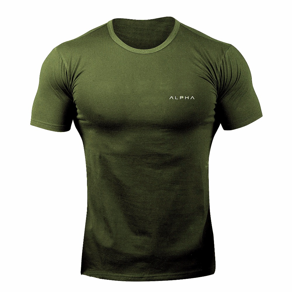 

Summer Gyms Stringer Short Sleeve Cotton T-shirt Bodybuilding Men T Shirts Fitness Clothes Tees kg-335, Dark grey