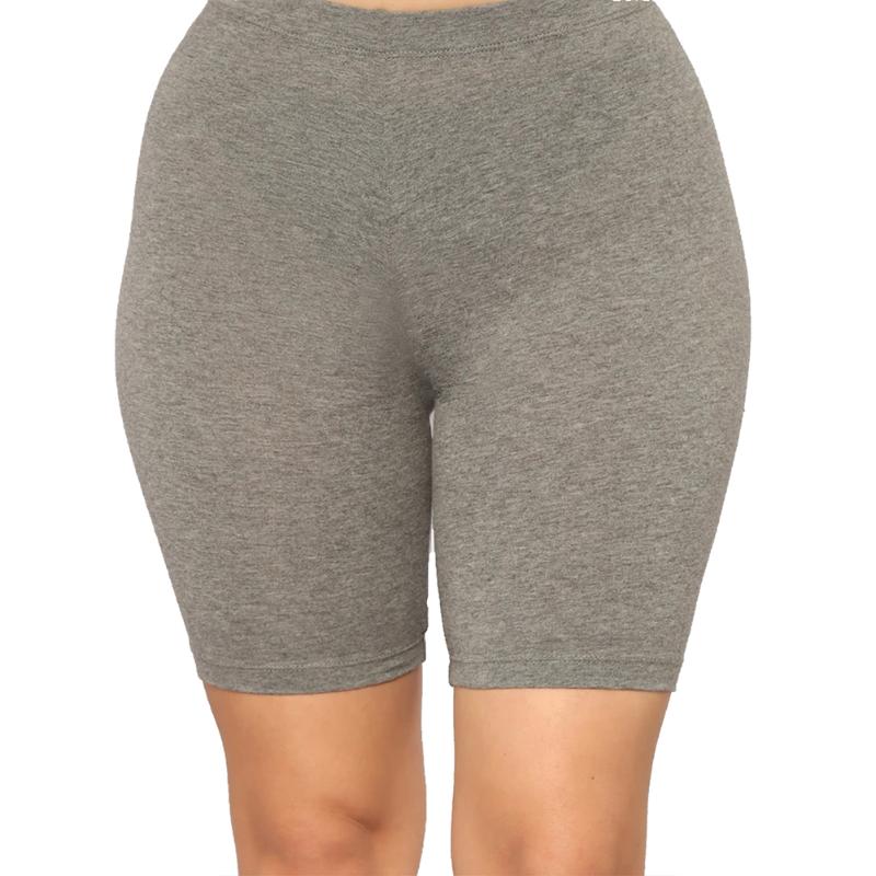 

2020 New casual womens slim fitness exercise yoga shorts solid color girls running sports gym home active high waist yoga shorts, Black