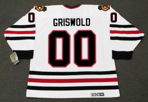 

CLARK GRISWOLD Christmas Vacation Chicago Blackhawks CCM Vintage Hockey Jersey All Stitched Top-quality Any Name Any Number, As photo