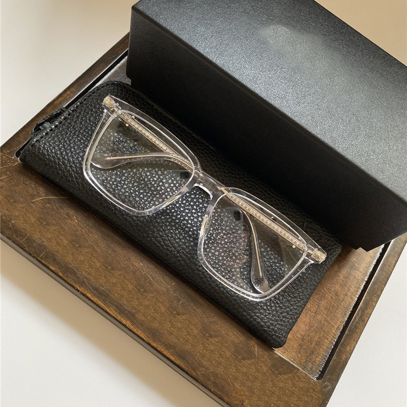 

Luxury New Top Fashion classic Optical Glasses Retro Metal Transparent Lens Vintage Classic Clear Eyewear Square Frame 3101
