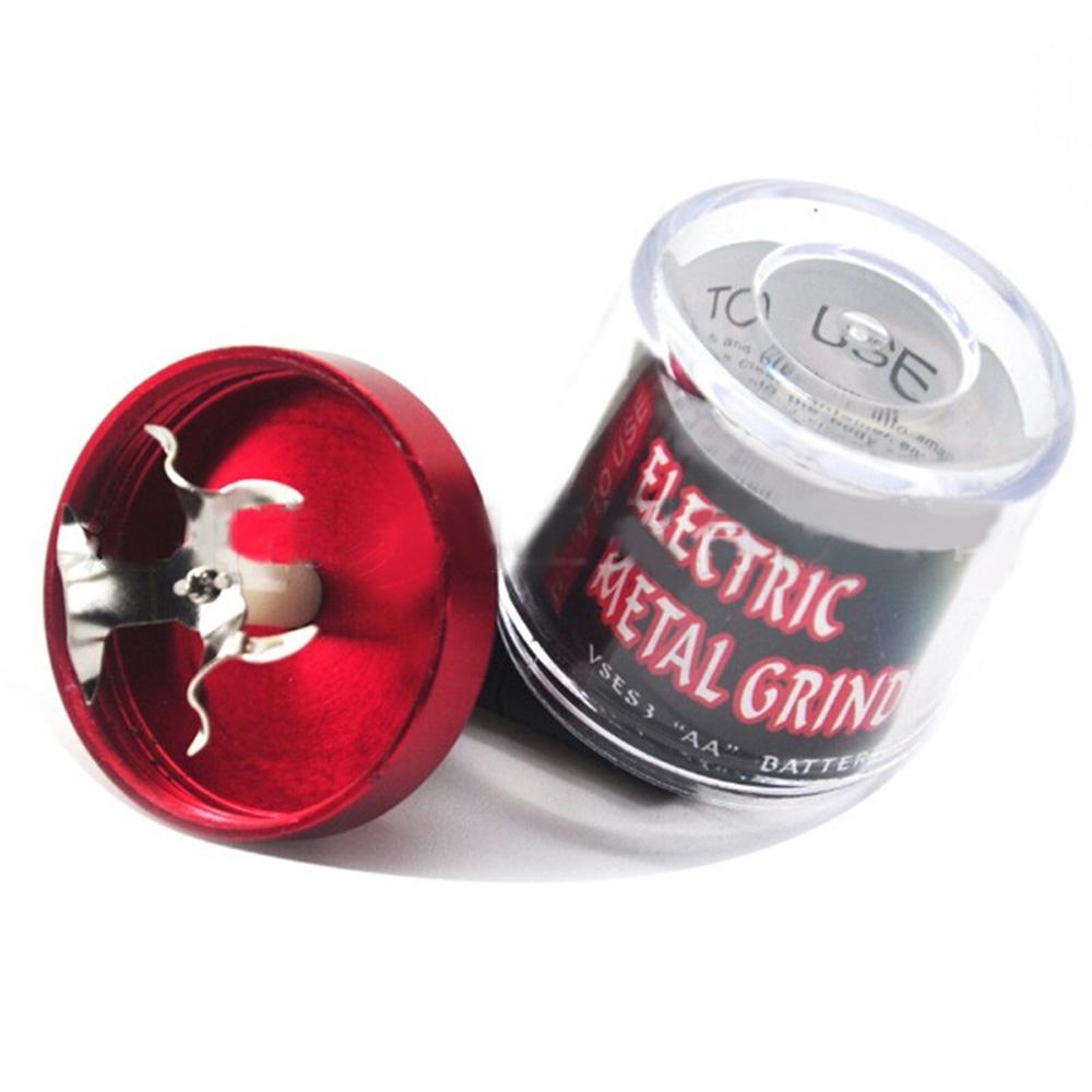 

new Aluminum Electric Tobacco Dry Herb Flowers Grinder Metal Crusher Electrical 3 Colors Fit USB andorid Smart Phone Charge