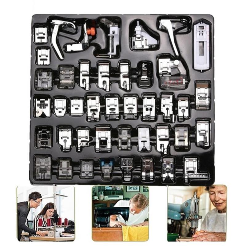 

Presser Foot Set Sewing Machine Accessory Metal Plastic Knitting Supplies Brother Domestic Singer Cutting Equipment Accessories