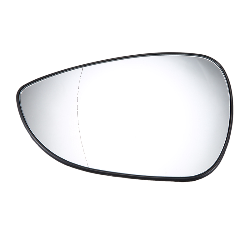 

Car Rear View Mirror Left Hand Passenger Side Door Wide Angle Mirror Glass Replacement for Fiesta 7 2008-2020