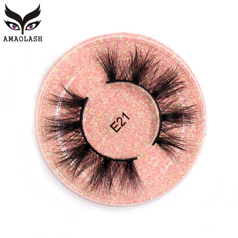 

AMAOLASH Eyelashes 3D Mink Lashes Cruelty Free Lashes Natural Long Thick False Eyelashes Makeup Eyelash Extension
