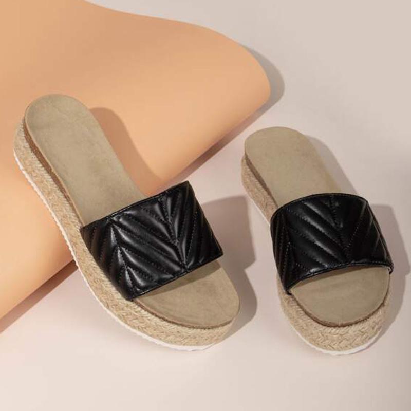 

Summer Slides Women Slippers Non-slip Couple Beach Slides Flip Flops Eva Outdoor Slide Sandals Women Shoes zapatos de mujer, Black