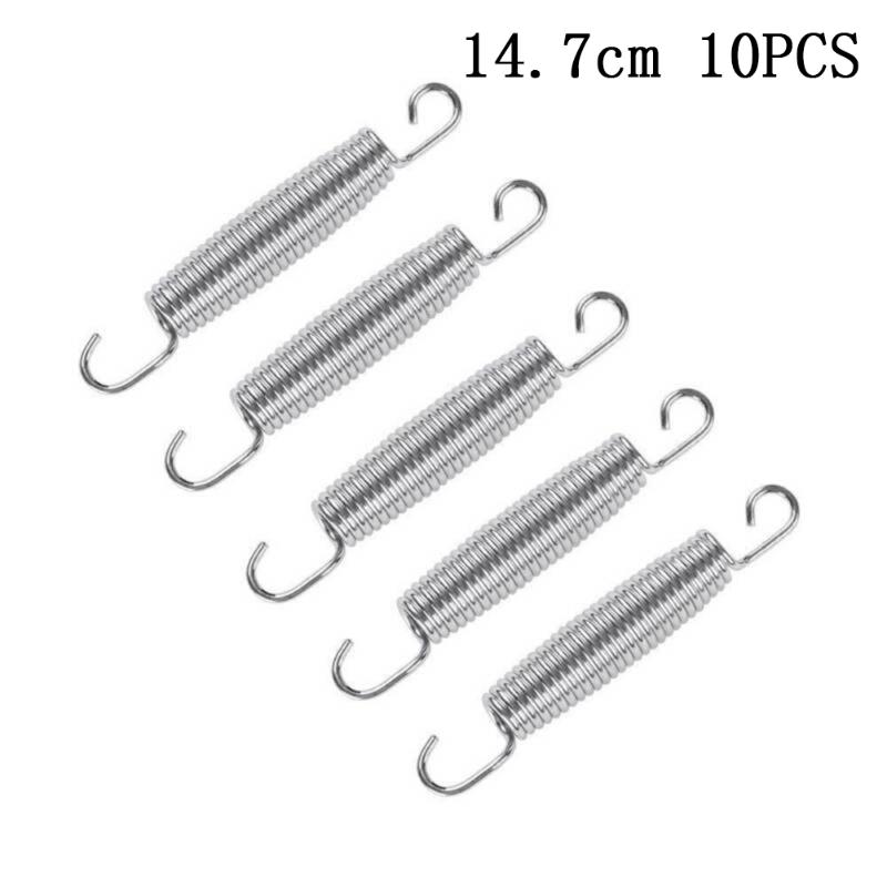 

10pcs Springs Trampoline Trampoline Springs 10-16.5CM Stainless Steel Kit