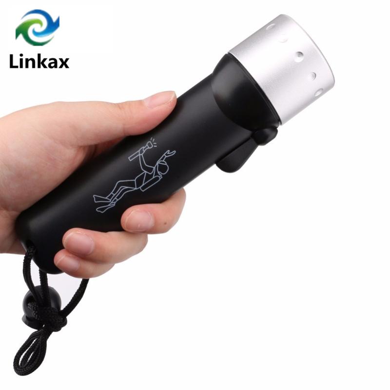 

High Quality Q5 LED Diving Diving Torch Waterproof Underwater Light 1200Lumens Singer Mode Diver Lamp Lanterna