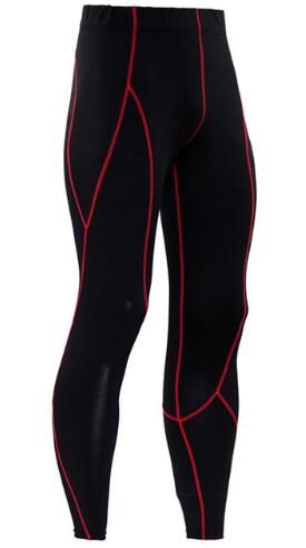 

Mens Sport Tight Slim Running Fitness Pants Long Leggings Thermal Under Trousers Joggers Quick drying free shipping, Beige