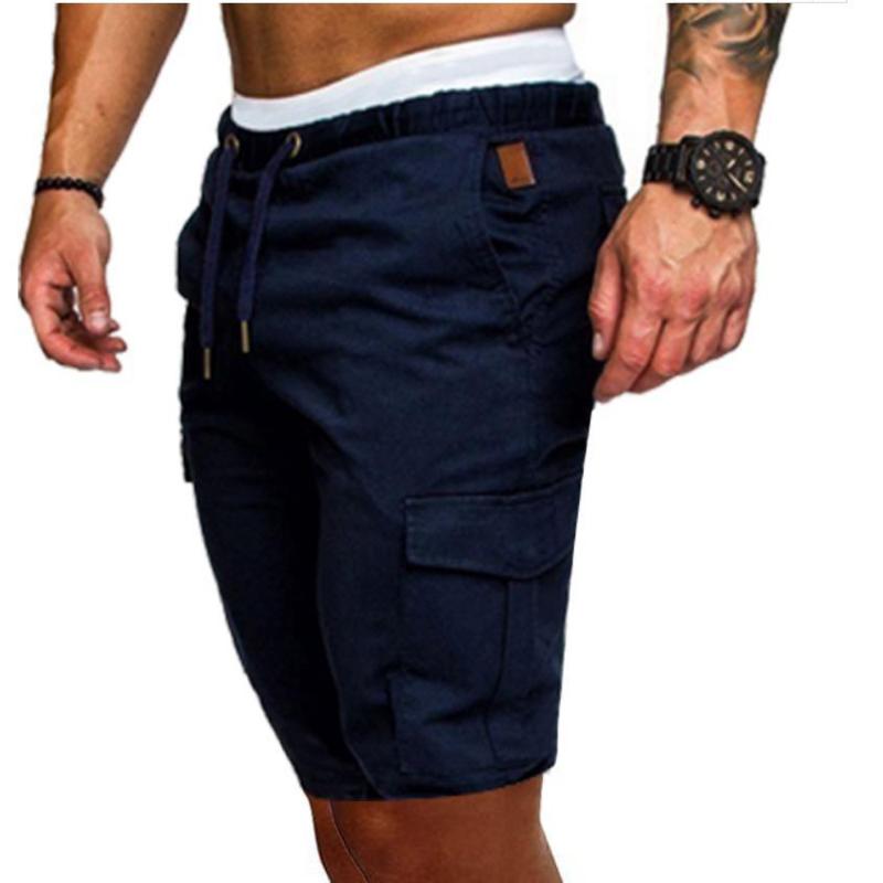 

Men Combat Camo Cargo Shorts Pants Urban Casual Army Trousers Bottoms, Dark gray