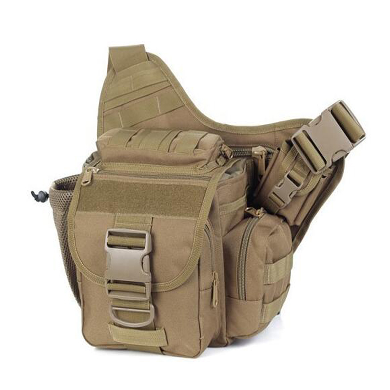 

Outdoor Hiking Climbing Saddles Bag Tactical Camouflage Shoulder Bag Good Quality Nylon Camera 10 Colors, 03